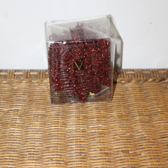 Vickerman Burgundy Snowflake Ornament. Sz. 4". 24 count. - Picture 3 of 6